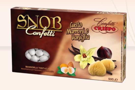 CRISPO – Confetti SNOB gusti e colori assortiti incartati singolarmente  gr.500 – Zanieri Dolciumi